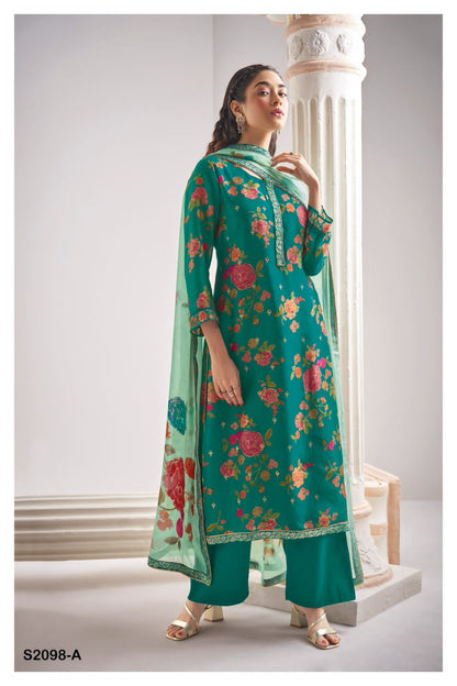 Neve 2098 Ganga Organza Plazzo Style Suits