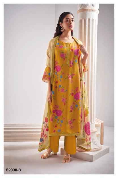 Neve 2098 Ganga Organza Plazzo Style Suits