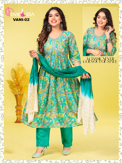 New-Vaani Dveeja Fashion Modal Readymade Pant Style Suits