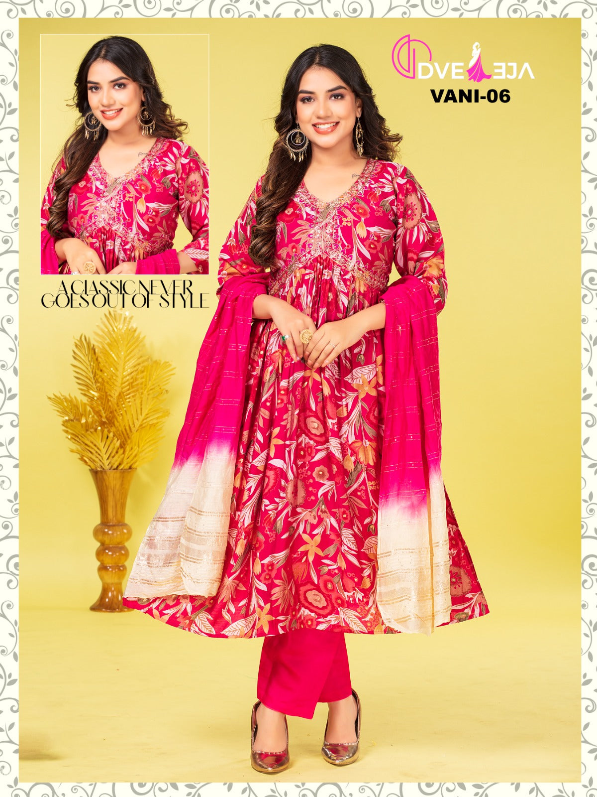 New-Vaani Dveeja Fashion Modal Readymade Pant Style Suits