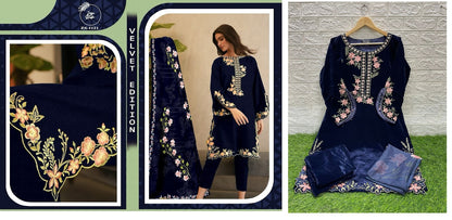 New 1121 Zoya Studio Readymade Velvet Suits