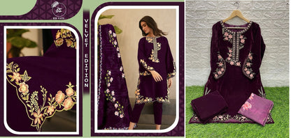 New 1121 Zoya Studio Readymade Velvet Suits