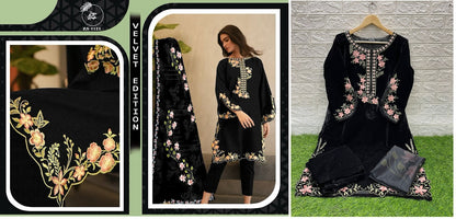 New 1121 Zoya Studio Readymade Velvet Suits