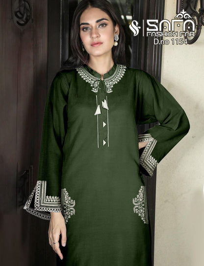 New 1154 Safa Fashion Fab Voile Pakistani Readymade Suits