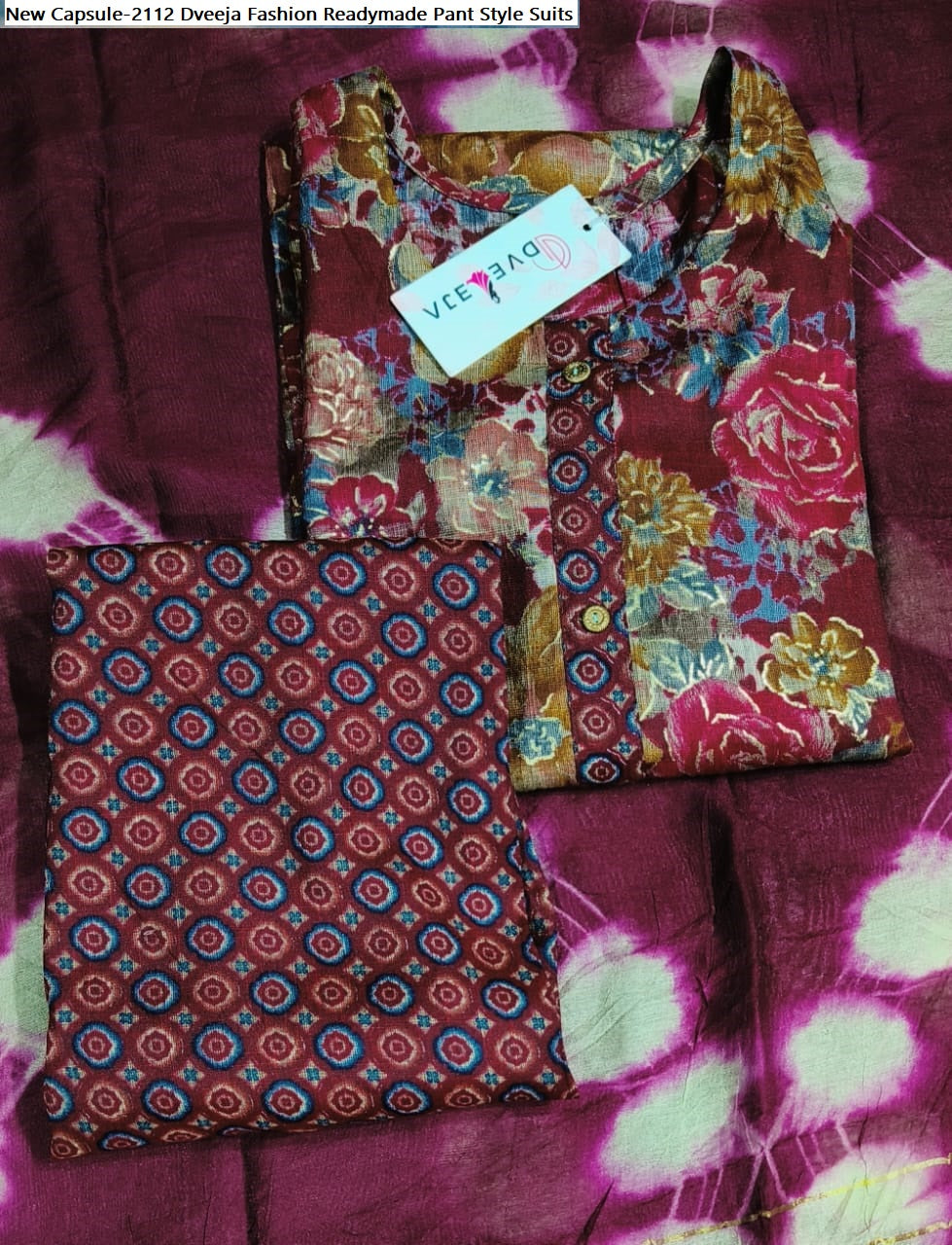 New Capsule-2112 Dveeja Fashion Readymade Pant Style Suits