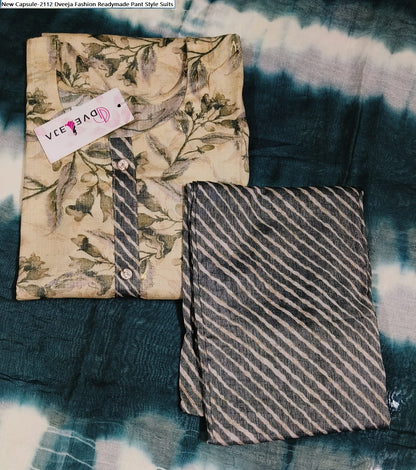 New Capsule-2112 Dveeja Fashion Readymade Pant Style Suits