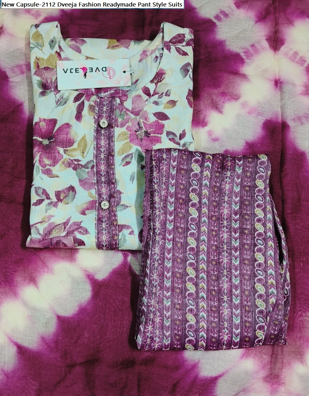 New Capsule-2112 Dveeja Fashion Readymade Pant Style Suits