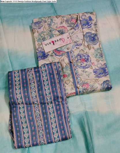 New Capsule-2112 Dveeja Fashion Readymade Pant Style Suits