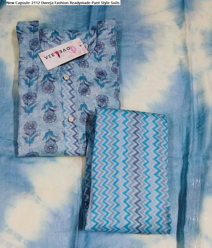 New Capsule-2112 Dveeja Fashion Readymade Pant Style Suits