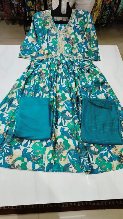 New Cherry Series Dveeja Fashion Modal Chanderi Readymade Pant Style Suits