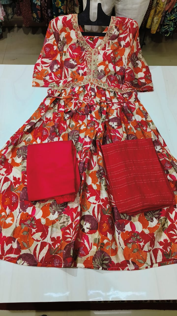 New Cherry Series Dveeja Fashion Modal Chanderi Readymade Pant Style Suits