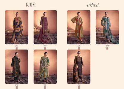 New Kilim Sarg Muslin Pant Style Suits