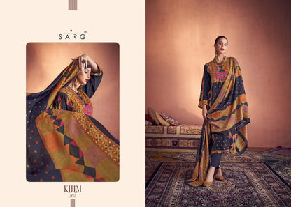 New Kilim Sarg Muslin Pant Style Suits