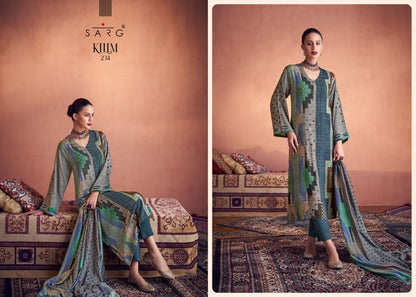 New Kilim Sarg Muslin Pant Style Suits