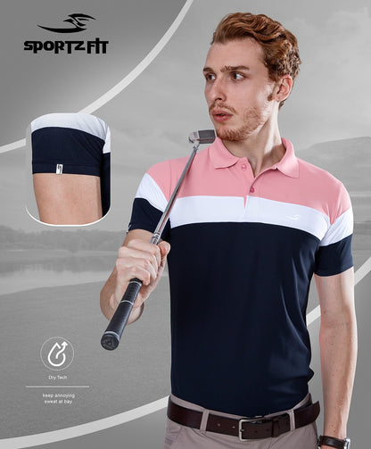 New Pk 123 Sportz Fit Pique Mens Tshirts