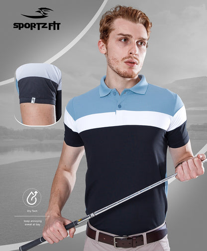 New Pk 123 Sportz Fit Pique Mens Tshirts