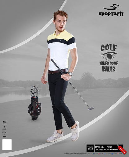 New Pk 123 Sportz Fit Pique Mens Tshirts