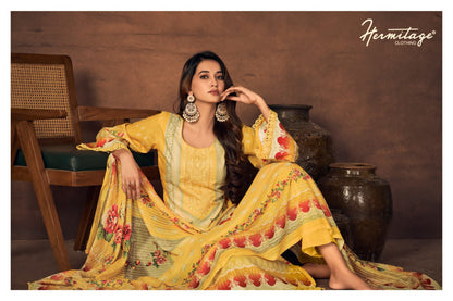 New Roz Meher Hermitage Clothing Lawn Cotton Karachi Salwar Suits