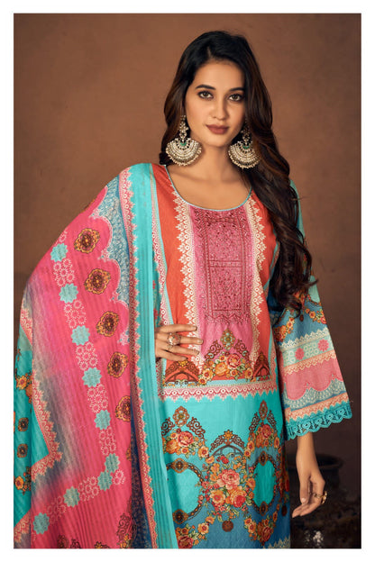 New Roz Meher Hermitage Clothing Lawn Cotton Karachi Salwar Suits