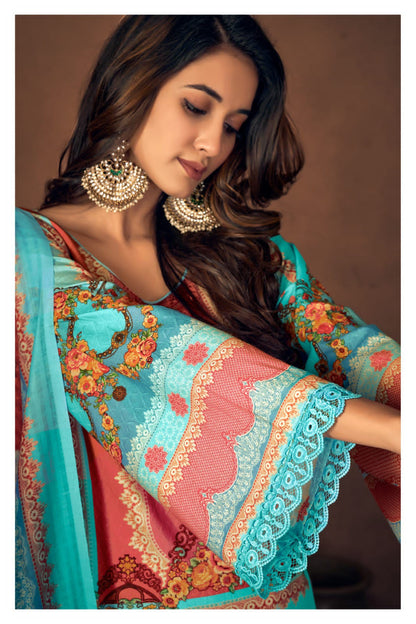 New Roz Meher Hermitage Clothing Lawn Cotton Karachi Salwar Suits