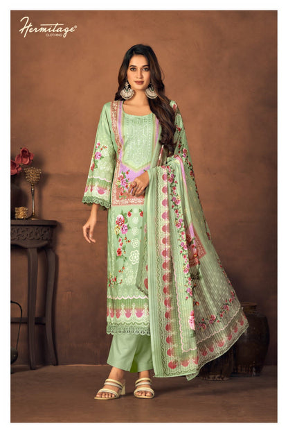 New Roz Meher Hermitage Clothing Lawn Cotton Karachi Salwar Suits