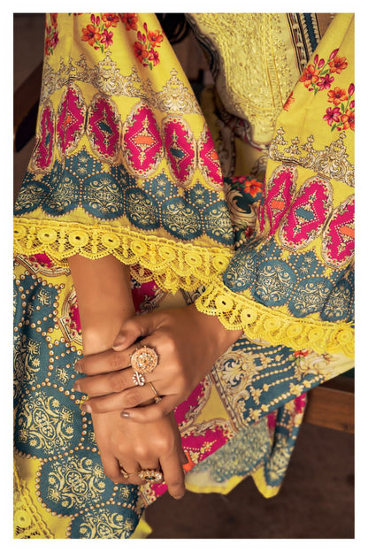 New Roz Meher Hermitage Clothing Lawn Cotton Karachi Salwar Suits