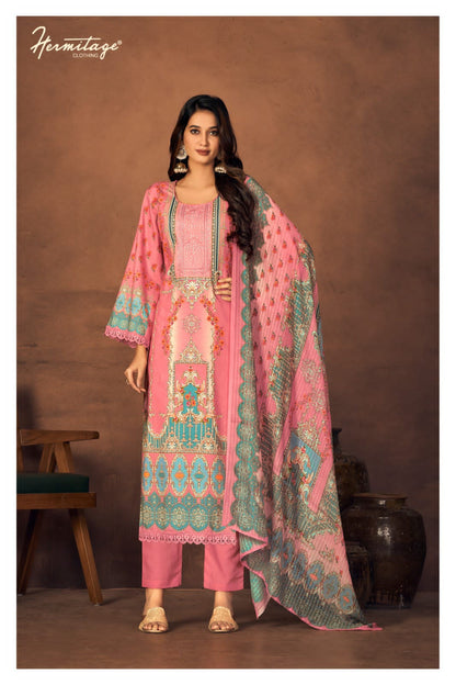New Roz Meher Hermitage Clothing Lawn Cotton Karachi Salwar Suits