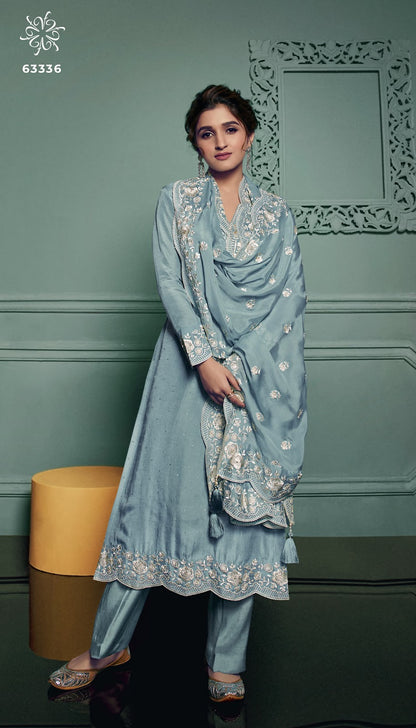 New Saanvi-Hitlist Vinay Fashion Llp Dola Pant Style Suits