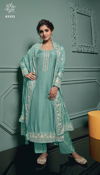 New Saanvi-Hitlist Vinay Fashion Llp Dola Pant Style Suits