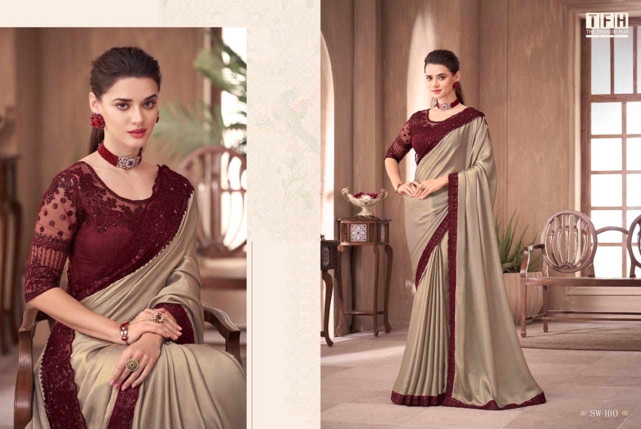 New Sandalwood Tfh Sarees