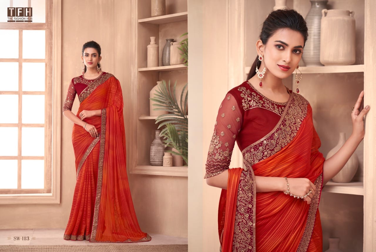 New Sandalwood Tfh Sarees