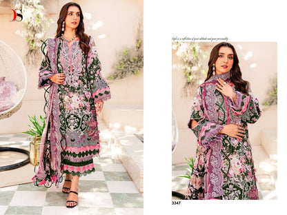 Niddle Wonder Premium Deepsy Cotton Pakistani Patch Work Suits