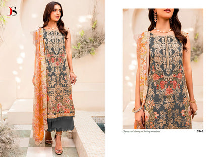 Niddle Wonder Premium Deepsy Cotton Pakistani Patch Work Suits