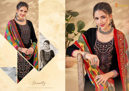Nigaar Black Beauty Edition 3 Jaimala Rayon Pant Style Suits