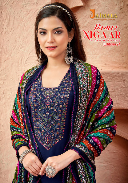 Nigaar Edition 21 Jaimala Plazzo Style Suits