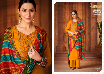 Nigaar Edition 22 Jaimala Rayon Pant Style Suits