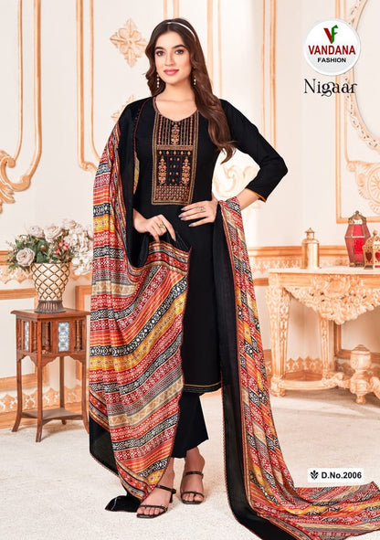 Nigaar Vandana Reyon Pant Style Suits