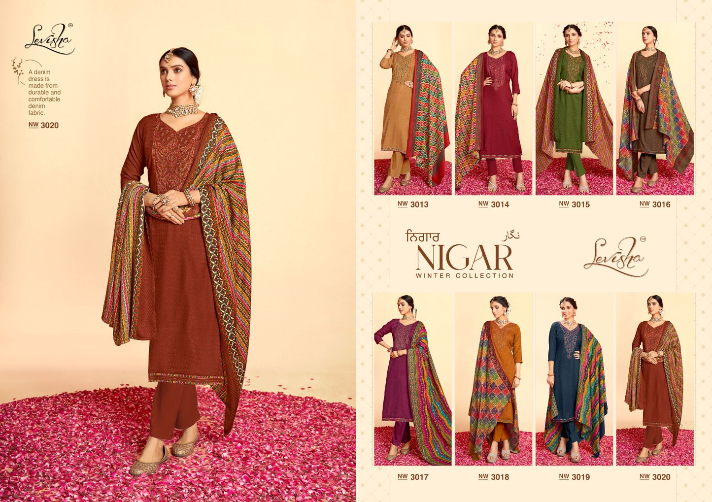 Nigar Levisha Pashmina Suits