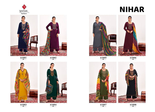 Nihar Tanishk Fashion Reyon Pant Style Suits