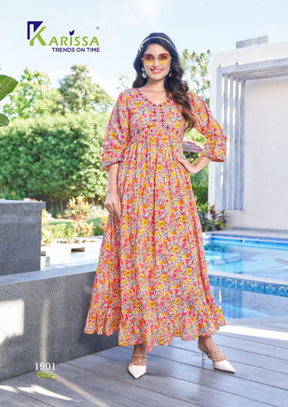 Niharika Karissa Cotton One Piece Gown