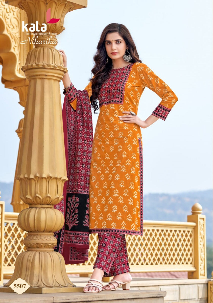 Niharika Vol 1 Kala Cotton Dress Material
