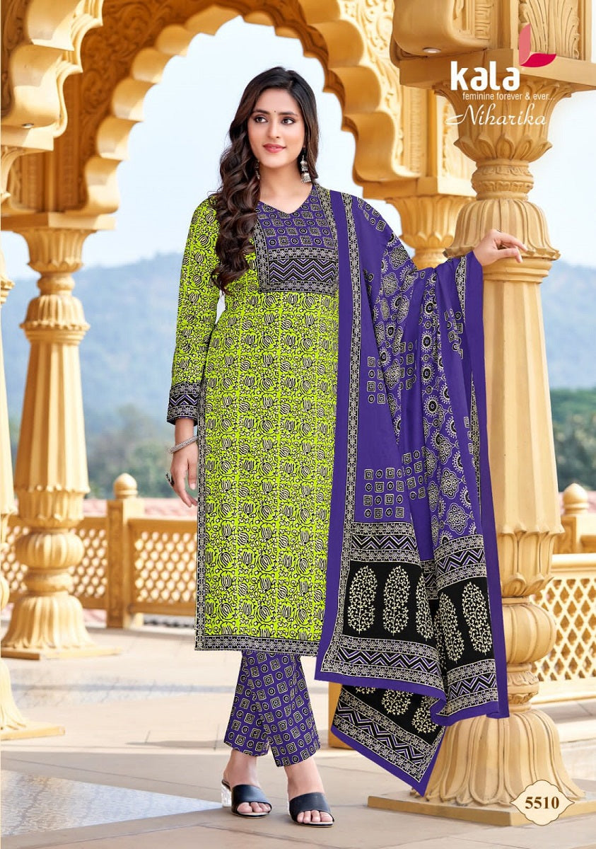 Niharika Vol 1 Kala Cotton Dress Material
