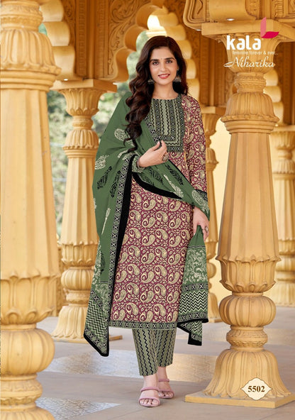 Niharika Vol 1 Kala Cotton Dress Material