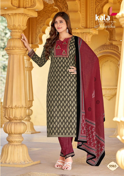 Niharika Vol 1 Kala Cotton Dress Material