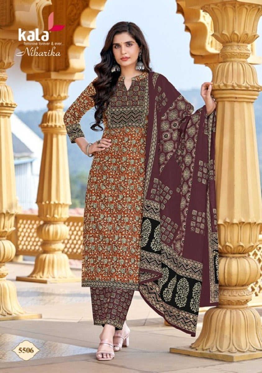 Niharika Vol 1 Kala Cotton Dress Material