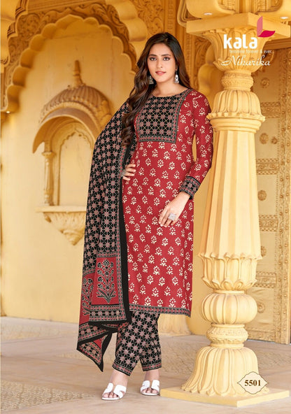 Niharika Vol 1 Kala Cotton Readymade Pant Style Suits