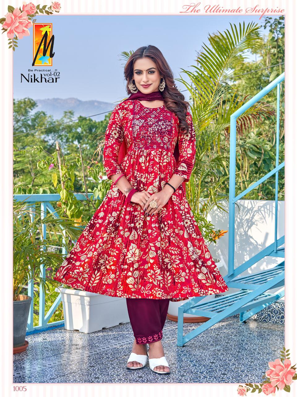 Nikhar Vol 2 Master Rayon Readymade Pant Style Suits