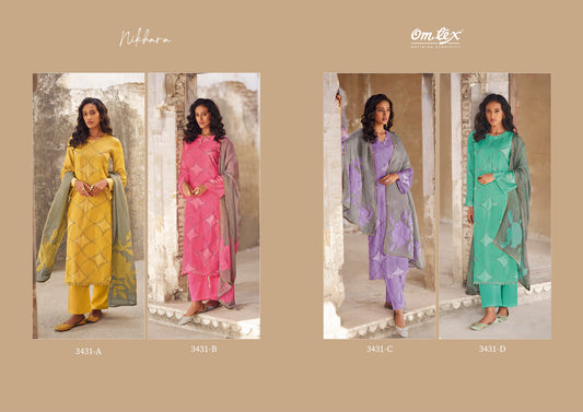 Nikhara Omtex Dasy Silk Pant Style Suits