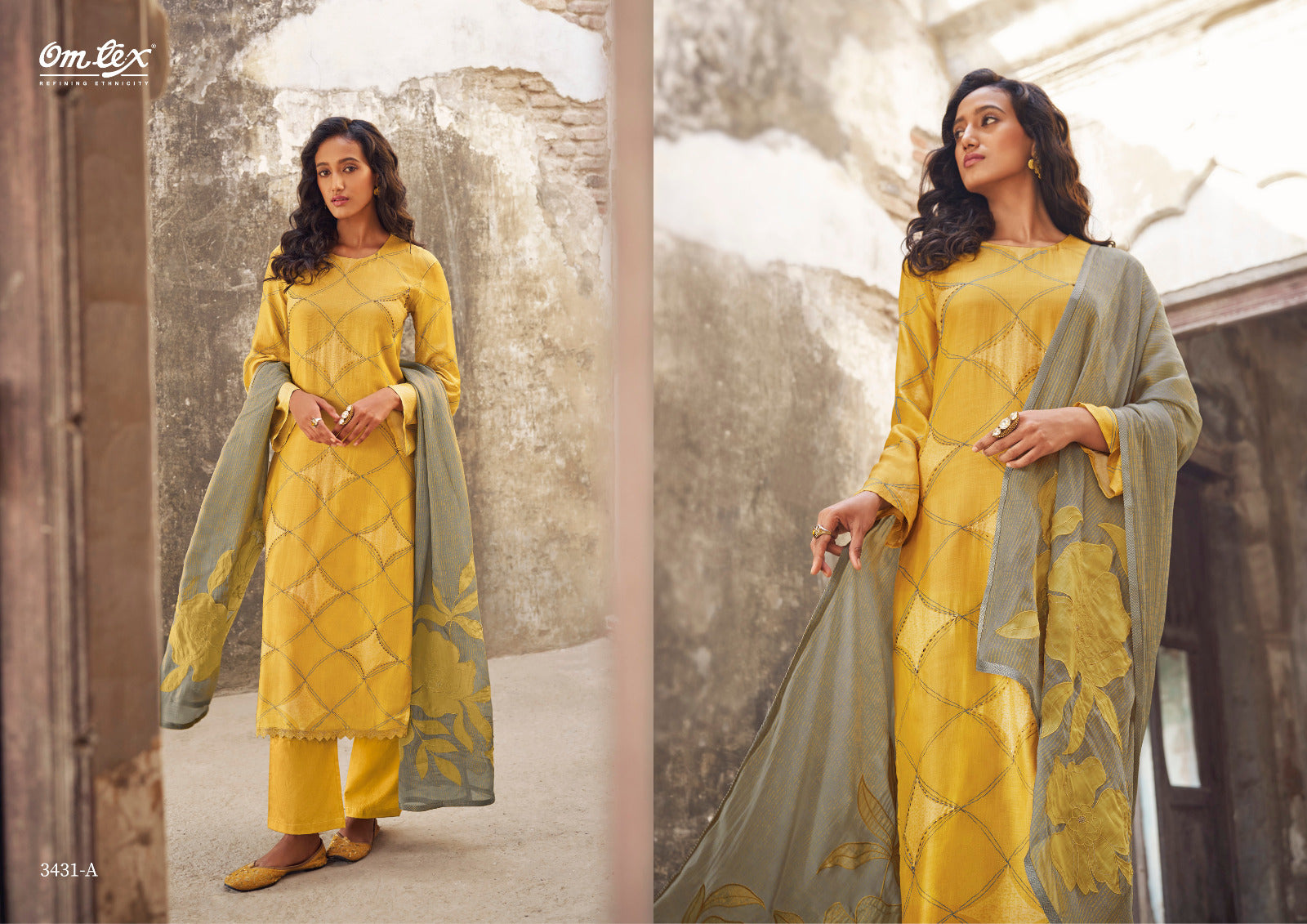 Nikhara Omtex Dasy Silk Pant Style Suits