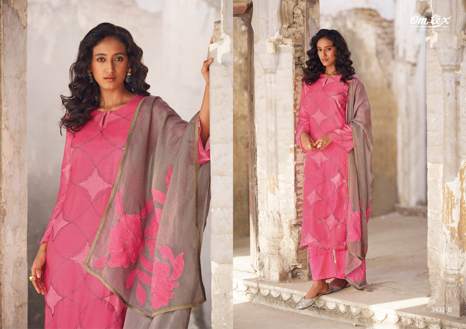 Nikhara Omtex Dasy Silk Pant Style Suits